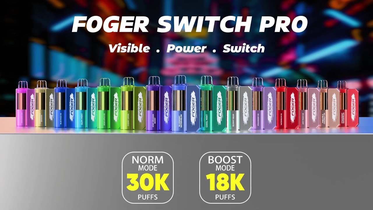 The Foger Switch Pro 30K: A Game Changer in the Vaping World